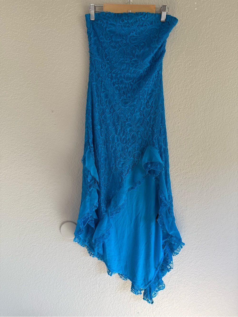 Silence + Noise Stella Lace Strapless Dress NEW